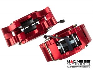 FIAT 500 Brake Upgrade Kit - Tarox 6 Pot Brake Conversion Kit - Red - Sport Plus